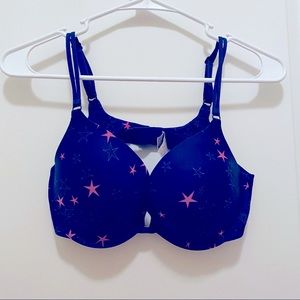 PINK Victoria’s Secret Star Bra Blue
